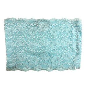 Bozzolo Mint Green Floral Lace Bandeau Strapless